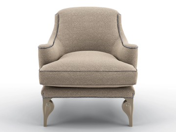LOPEZ - Fabric armchair with armrests by BRUNO ZAMPA - view 2